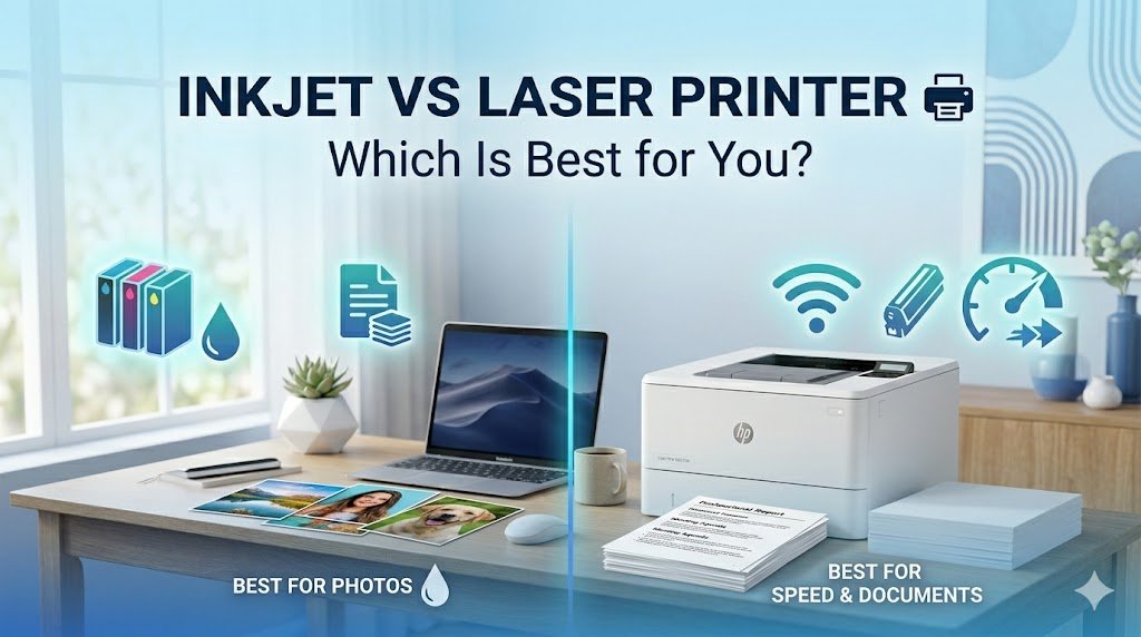 Inkjet vs Laser Printer: Which Is Best for You?